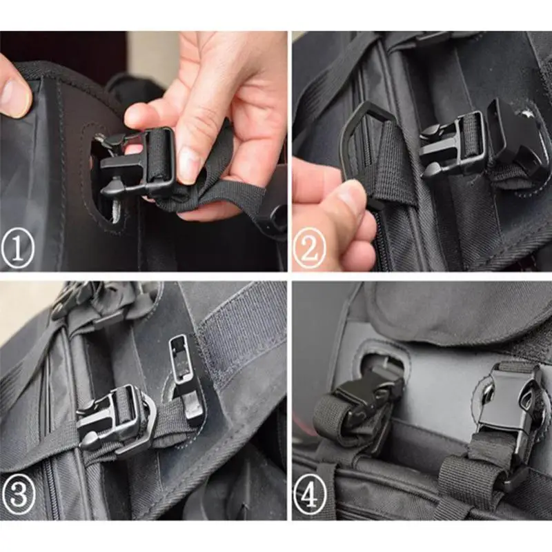 

Waterproof Motorcycle Side Storage Bag Waterproof Durable Helmet Riding Travel Saddle Bag