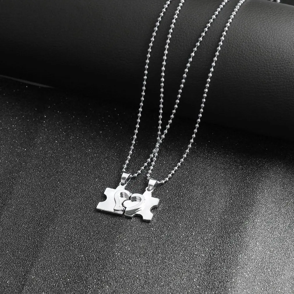 Сердце Форма пара элегантные изделия Креатив кулон Цепочки и ожерелья блестящие