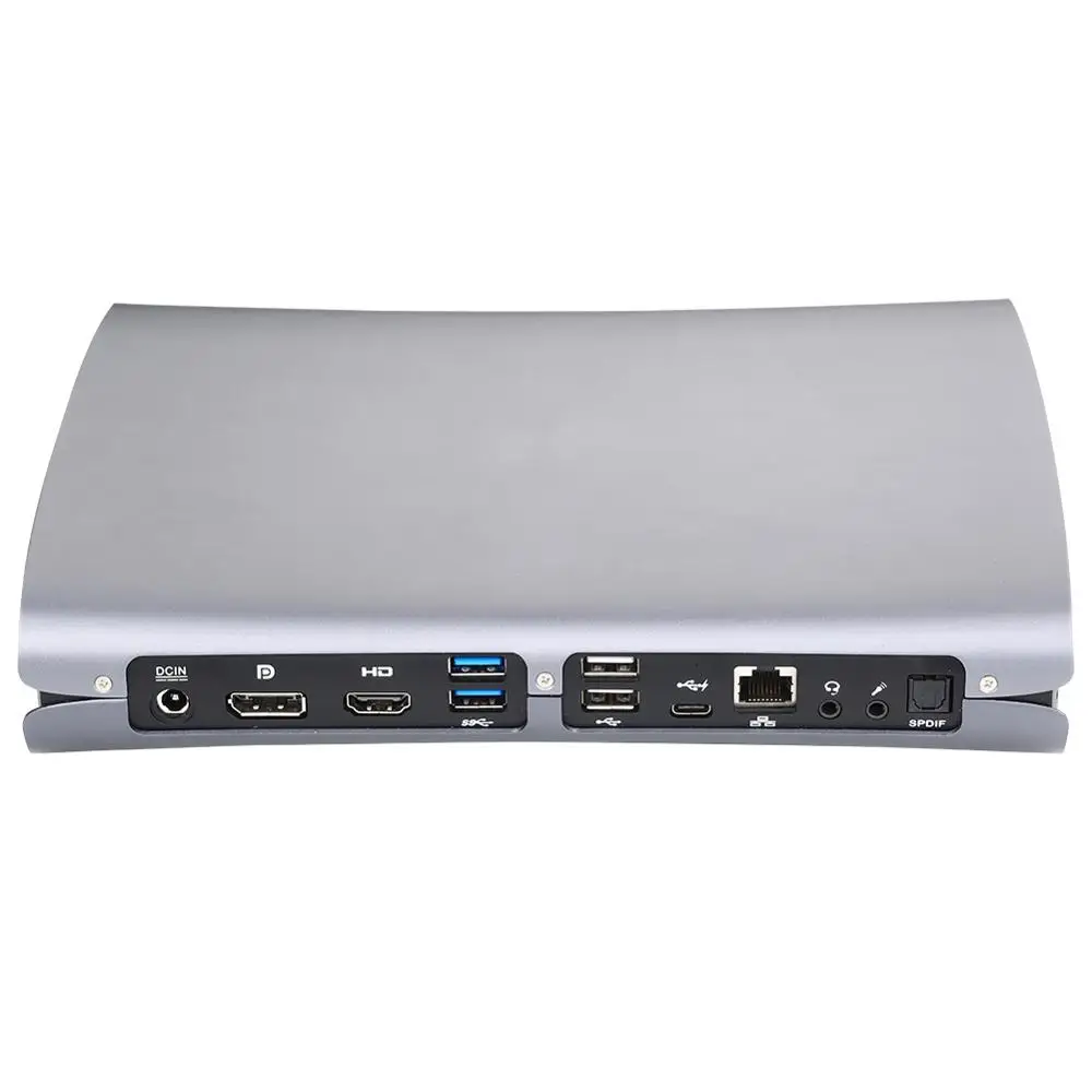 Вентилятор 4K Mini PC Intel Core I5 6300HQ Windows 10/Ubuntu серебристый [HUNSN BA01L] (WiFi/1HD1. 4/1DP1. 2/2USB3. 0/2USB2.