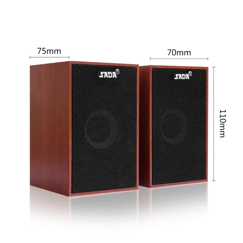 Сада V160 3 5 мм AUX USB2.0 мини Портативный Динамик домашний стационарный компьютер