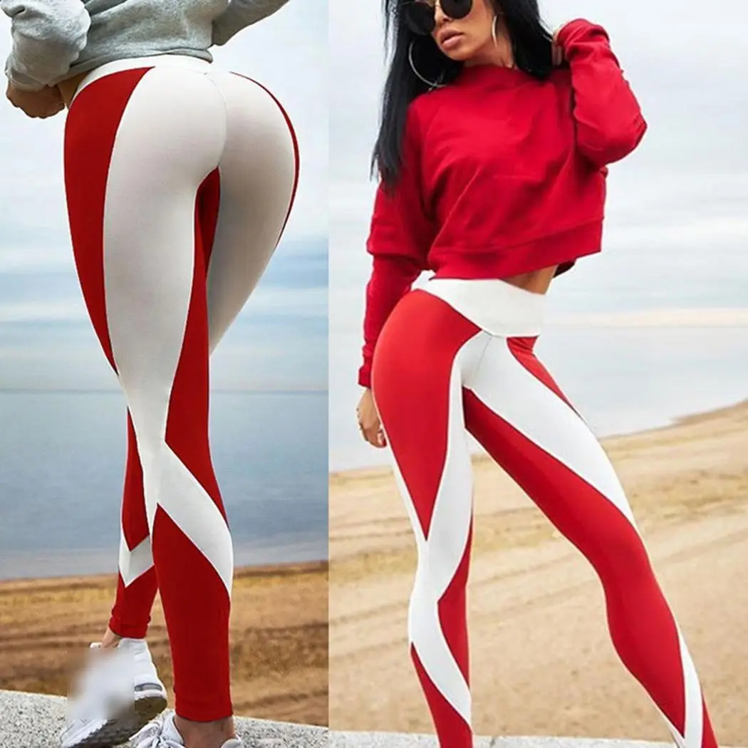 Европейские Женские повседневные сексуальные обтягивающие женские спортивные