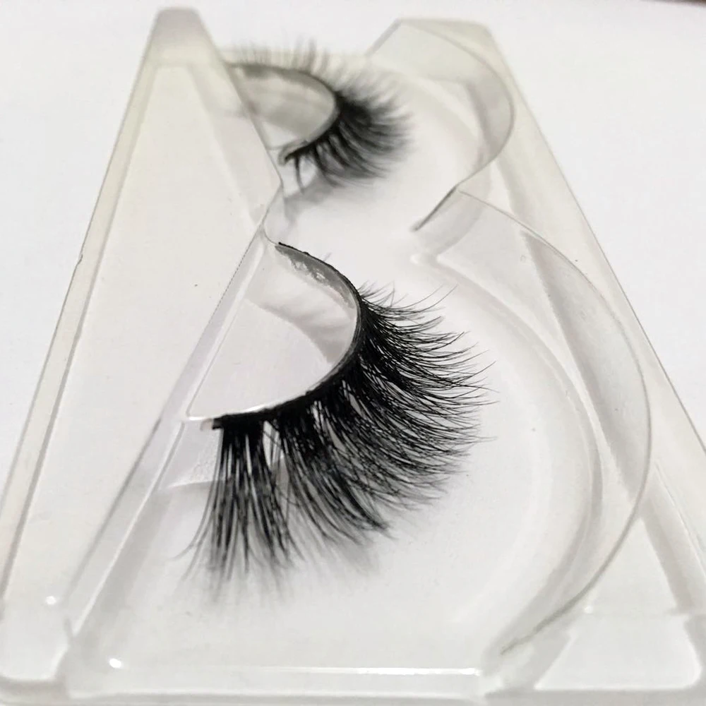 ASkuu D03 Ресницы 3D из меха норки, индивидуальные натуральные ложные ресницы, фальшивые ресницы для наращивания ресниц, упаковочная коробка.