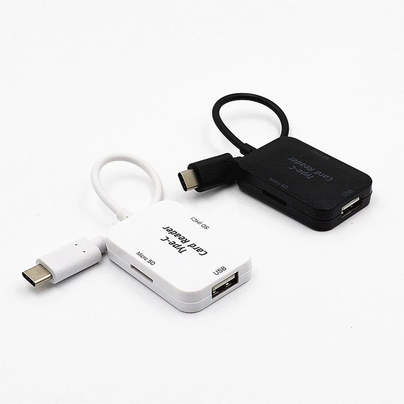 OTG USB 3.1 Type C to 2.0 HUB Micro-SD TF Card Adapter Reader Combo Splitter | Компьютеры и офис