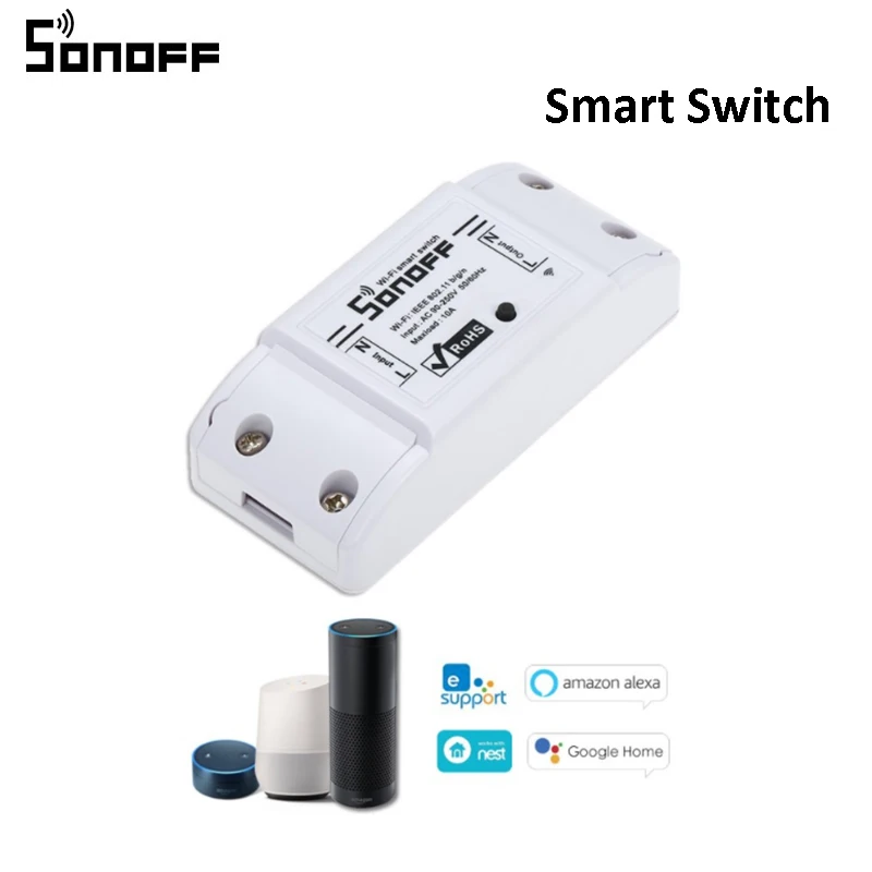 Sonoff легко микро подключение дистанционного WiFi таймер переключатель