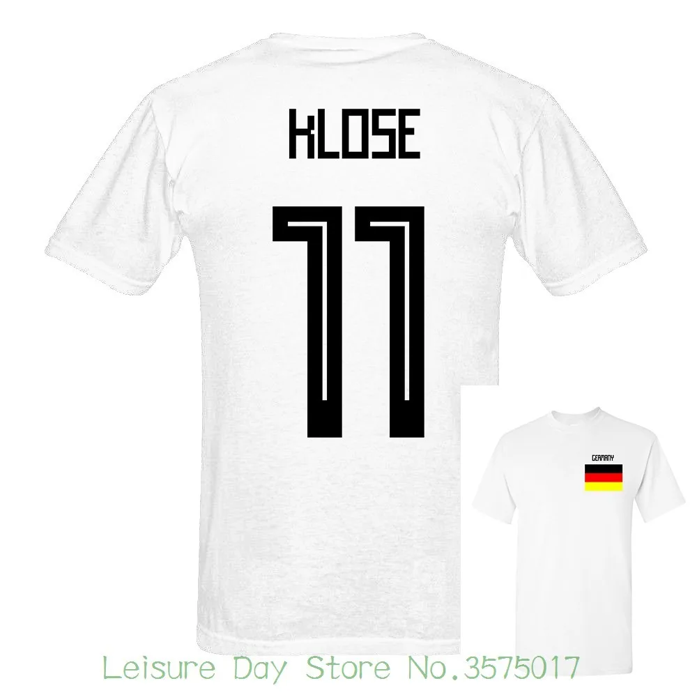 2018 новейшая Германия Klose Number 11 Россия чемпионат мира по футболу 10 цветов футболка