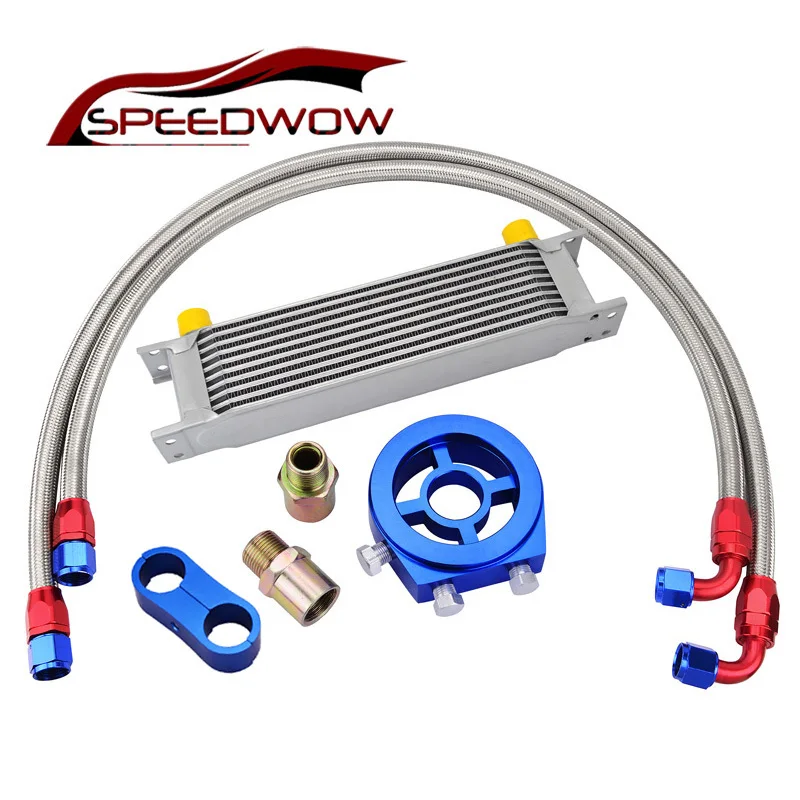 Автомобильная деталь SPEEDWOW масляный фильтр охладитель Сэндвич адаптер + AN10
