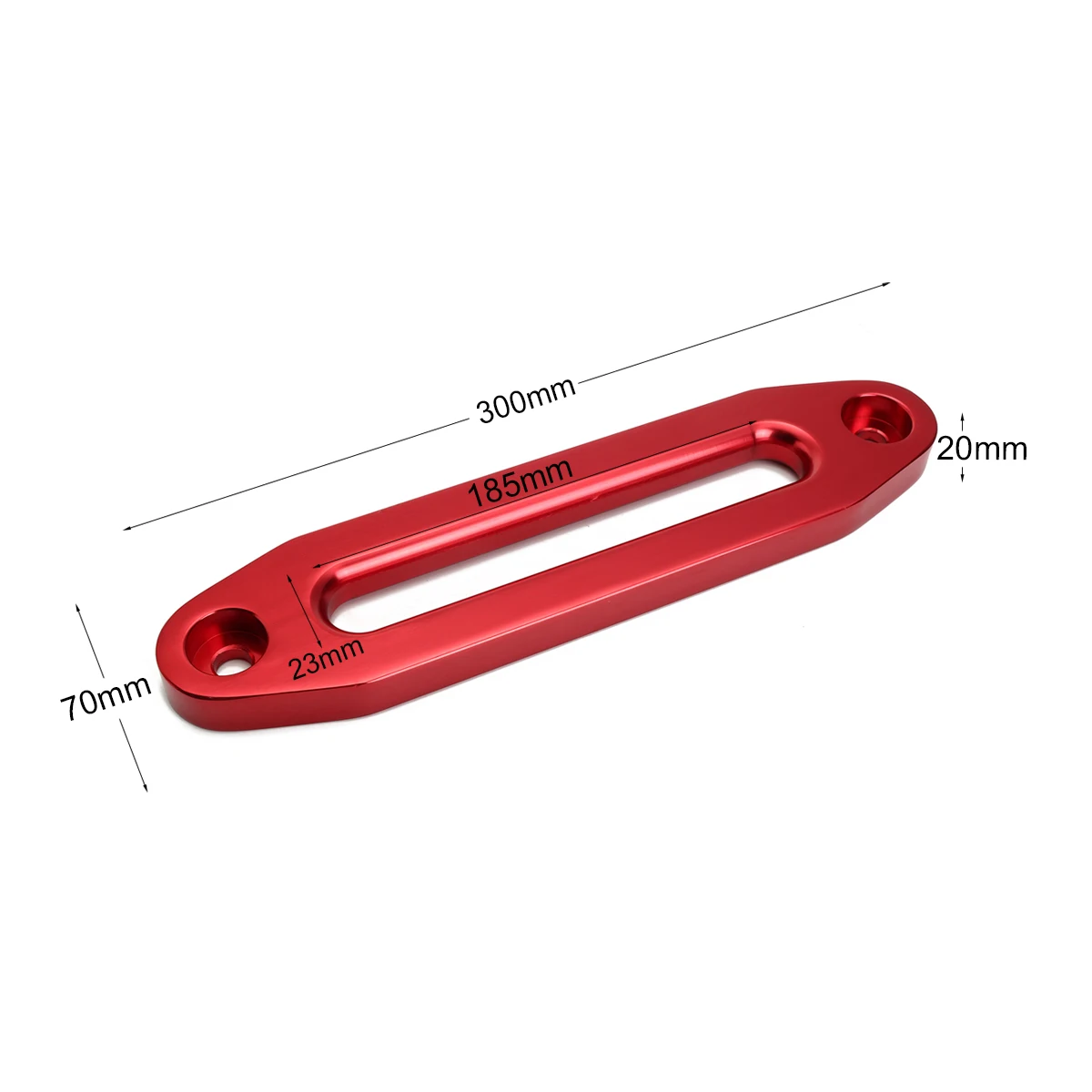 10 '饖 мм Универсальный черный хоз Fairlead для синтетического троса лебедки
