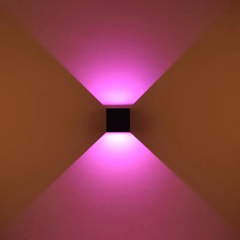 Настенная лампа в форме алмаза 12 Вт наружная водонепроницаемая сверху и снизу