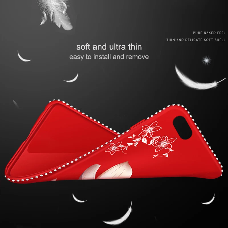 Flower Hoes For Samsung Galaxy A6 A8 2018 Plus Note 9 S8 S9 Case J4 J6 J2 Pro Core J5 J7 Prime Bling Diamond Cases Cover |