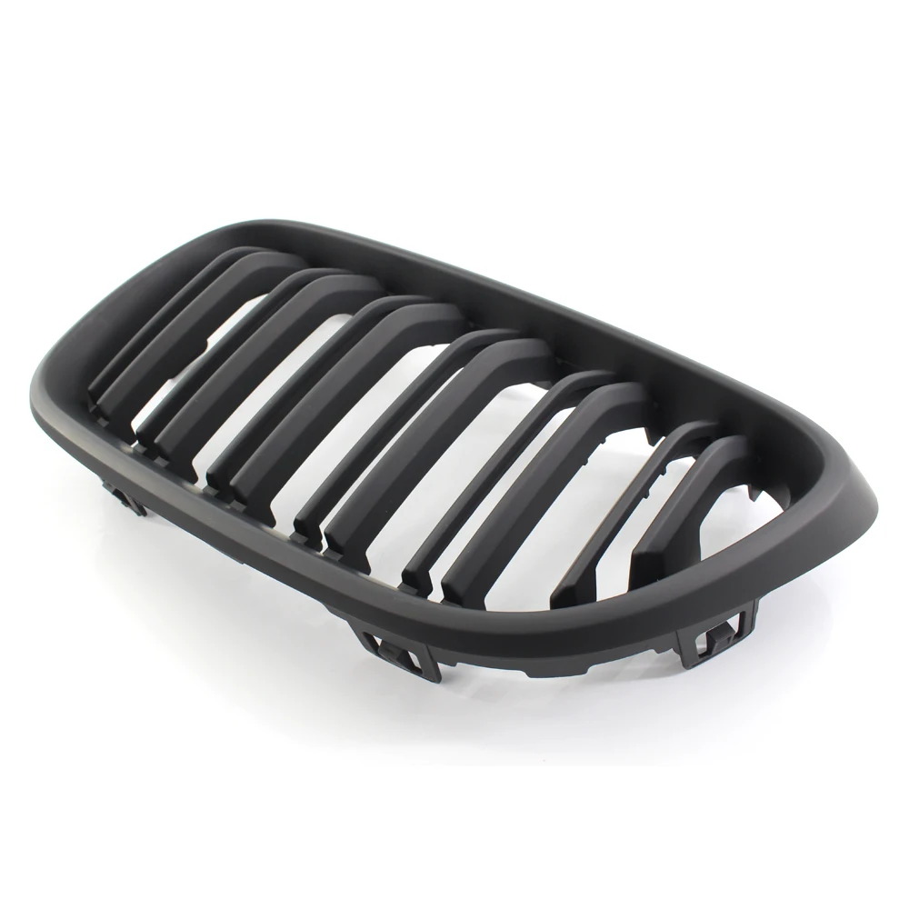 Ножная решетка матовая черная M2 Style Dual Slat для 2014-2018 BMW F22 F23 220i 228i 235i M235i | Автомобили