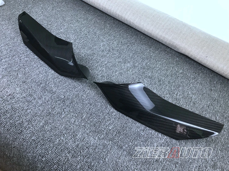 Углеродное волокно передний бампер закрылки для BMW M2 F87 сухое углеродное