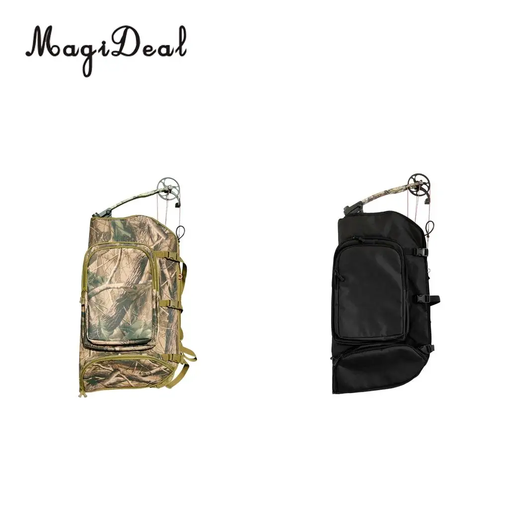 Нейлоновый охотничий рюкзак MagiDeal Perfeclan с луком Сумка блочным держатель для лука