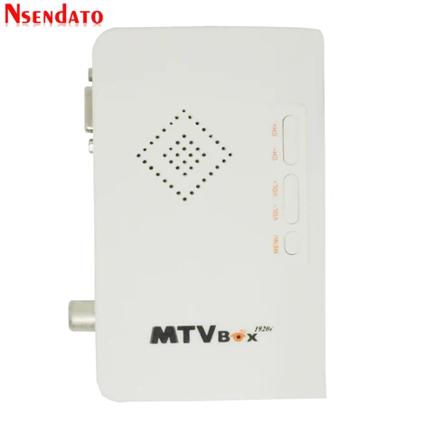 Внешний ТВ-тюнер с ЖК-дисплеем, M TV Box AV на VGA TV-приемник, тюнер 1080P, ТВ-приставка с дистанционным управлением для HD TV, компьютерный монитор