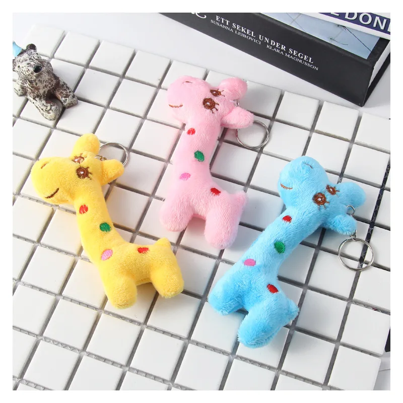 Kawaii Олень мини брелок на рюкзак ключ плюшевые мягкие животные заполнения мягкий