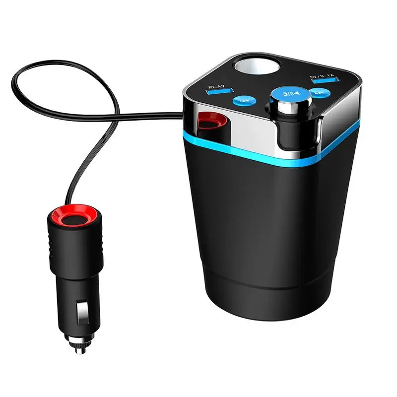Автомобильное зарядное устройство A28 с гнездом зажигания MP3 плеер Bluetooth двойной USB