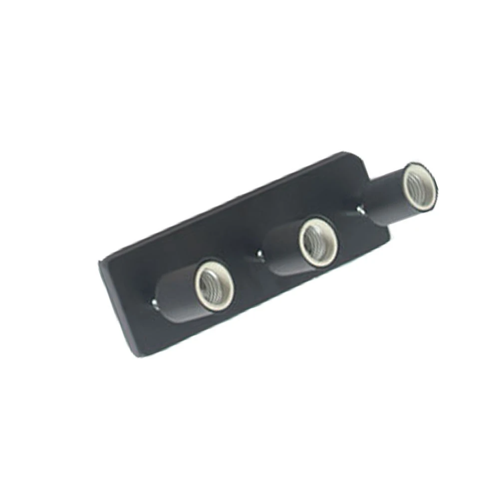 CLAITE AC85-265V 3 головки E27 Базовая розетка прямоугольный вращающийся держатель