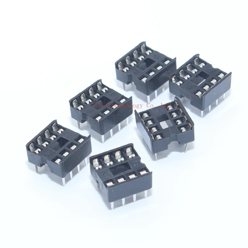 10 шт. 8pin DIP IC розетки адаптер тип пайки 8 Pin 100% оригинал 2 54 мм DIY | Обустройство дома