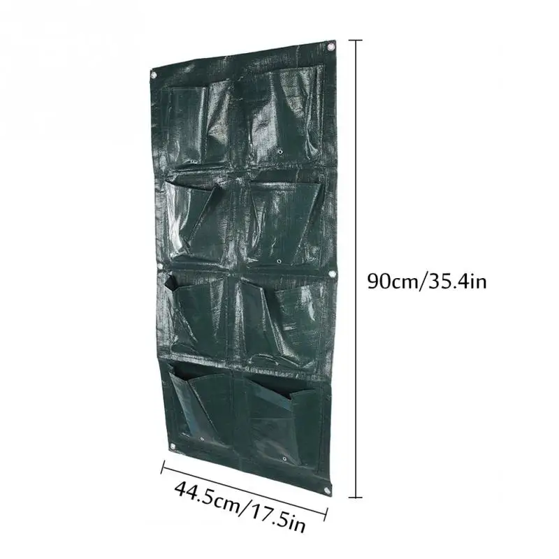 Новый 8 Карманный садовый подвесной Плантатор вертикальный настенный мешок для