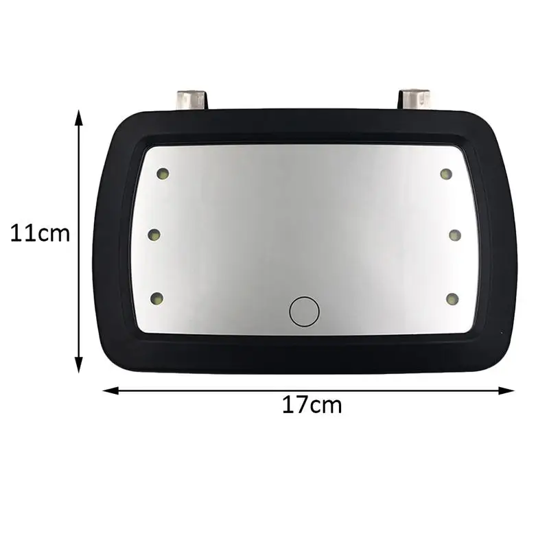 Большое зеркало заднего вида Deluxe с антибликовым покрытием и углом