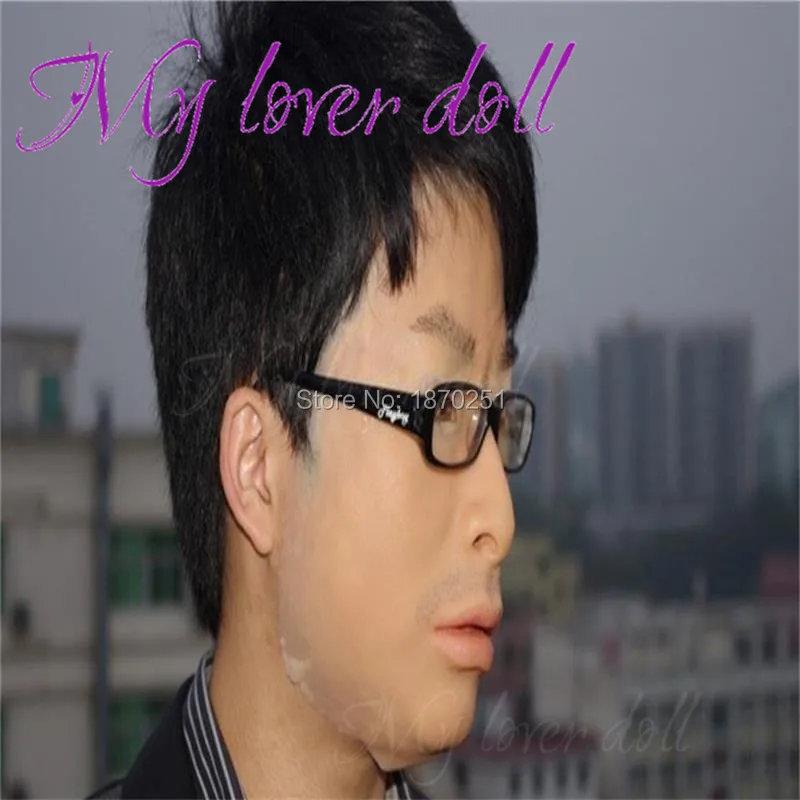 Кроссдрессер маска для лица ручной работы Силиконовая полусексуальная женская