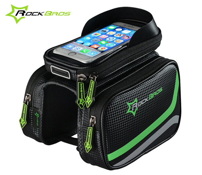 Велосипедная Рама ROCKBROS сумка Pannier для сенсорного экрана 5 8/6 2 '' сенсорный экран