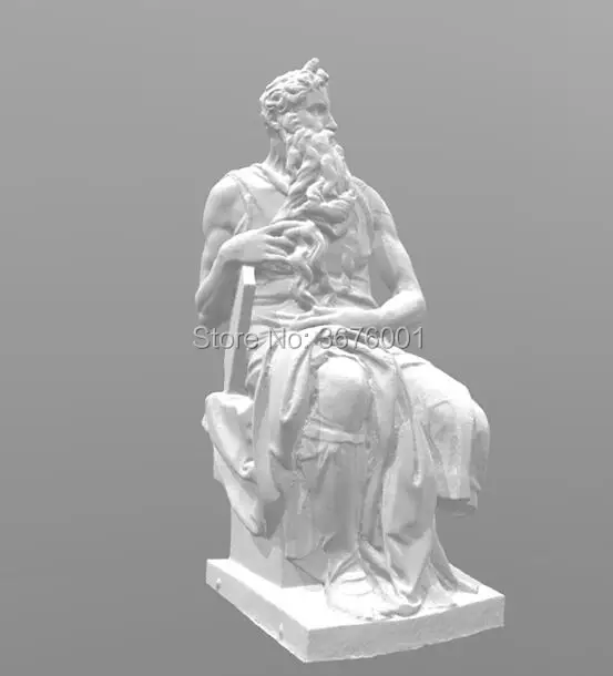 Моисей как скульптура &quotмикеланжело&quot работает 3D печать чертежи stl формат