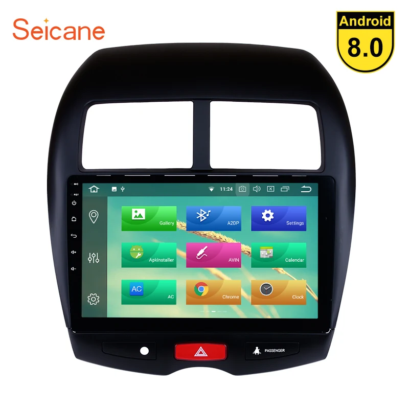 Seicane Android 8 1/8 0 gps Радио 10 1 дюймов стерео для 2010 2013 2014 2015 Mitsubishi ASX peugeot 4008 головное