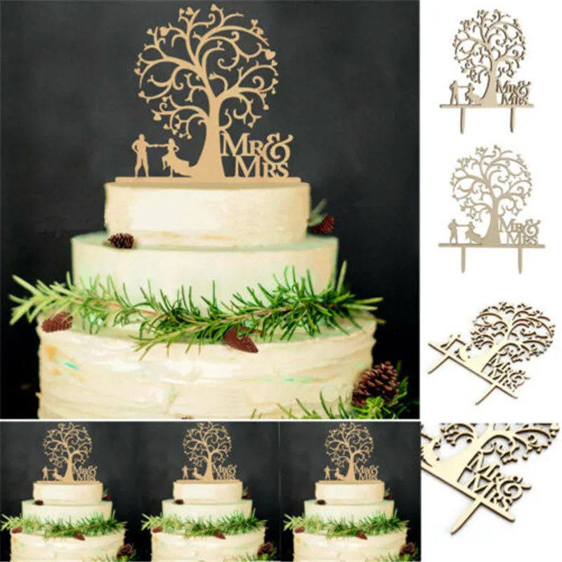 Прибытие свадебный торт Топпер вставка карта Валентина Любовь Жених Невеста