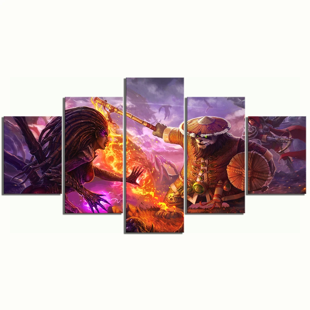 5 шт. Классическая игра WOW Warcraft DOTA 2 постер для рисования декоративная роспись