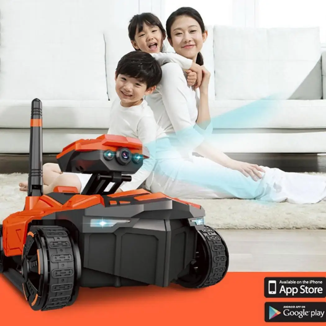 Wi Fi RC Танк с HD камерой телефона Повседневный пульт дистанционного управления