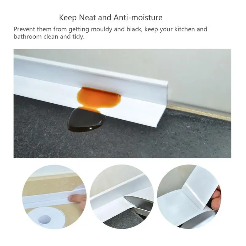 DIY клейкая лента для самостоятельного ремонта против плесени настенная кромка