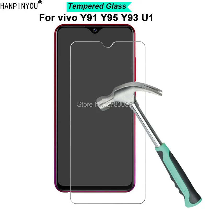 ДЛЯ vivo Y91 Y95 Y93 U1 новая твердость 9H 2.5D ультра тонкая закаленная Защитная стеклянная