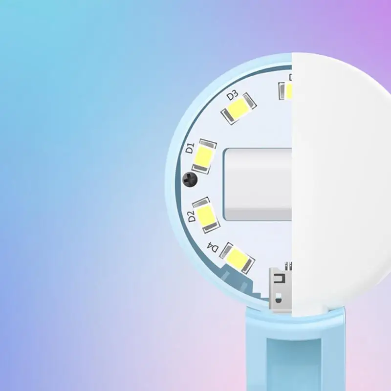 Портативный селфи кольцо светильник СВЕТОДИОДНЫЙ Кольцо смартфон клип на вспышку заполняющий светильник для iPhone Android телефон