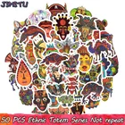 50 шт. этнические дневные животные Мандала богемные племенные маски татуировки Декоративные наклейки для самостоятельного украшения чемодан для ноутбука Путешествия Чехол гитара