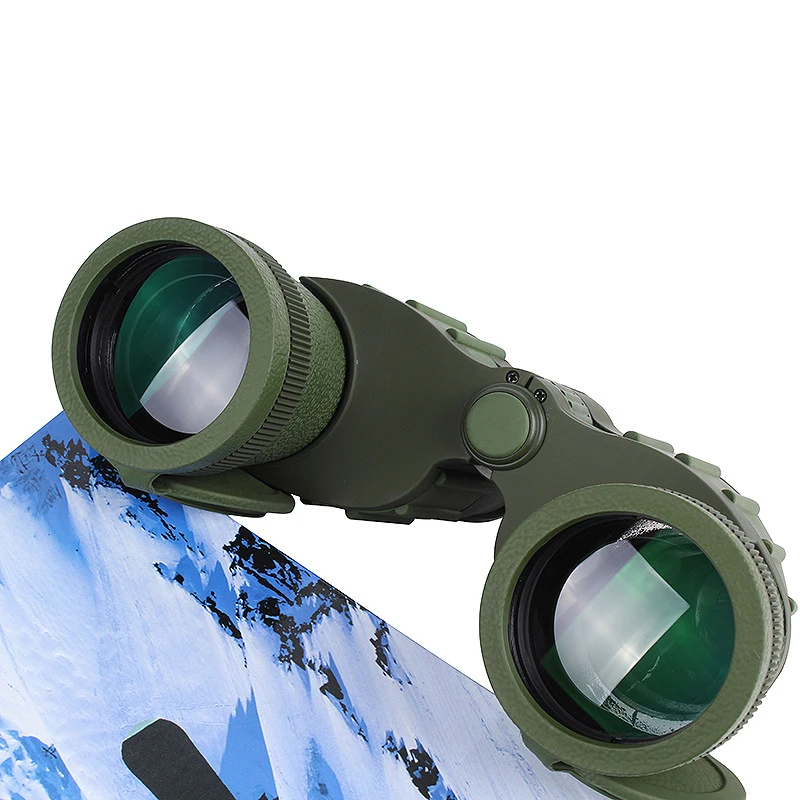 Зеленый световой телескоп HD уровень наружная печать низкое ночное видение 10X50