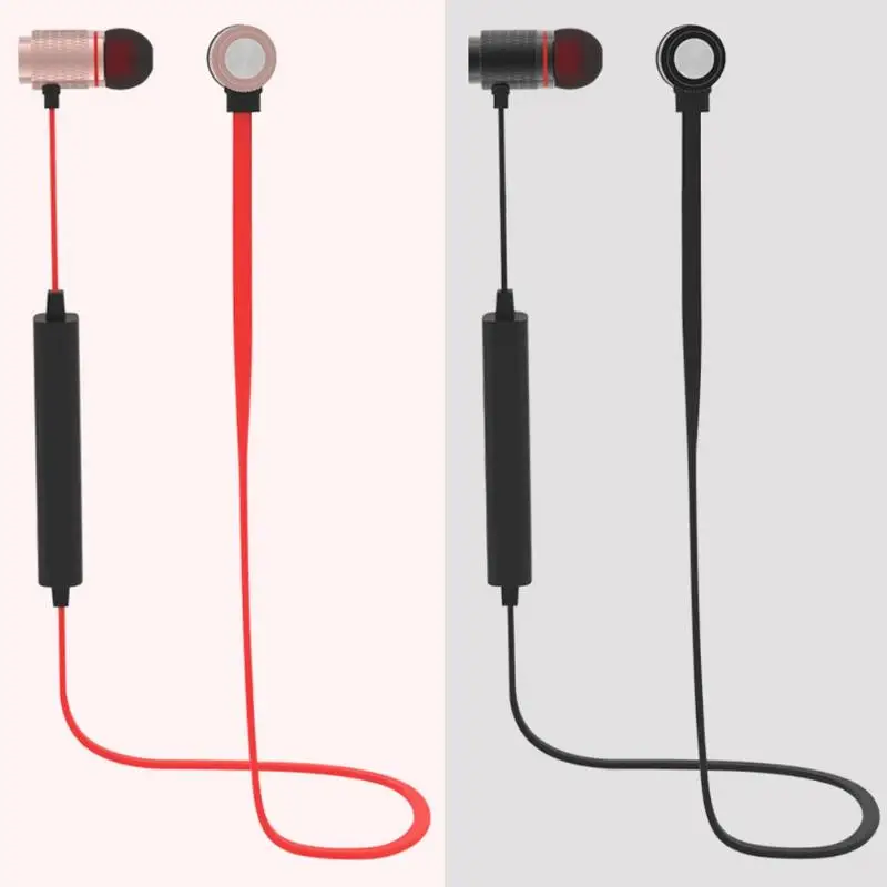 Беспроводная Спортивная Bluetooth бас стерео магнит наушники-вкладыши с микрофоном |