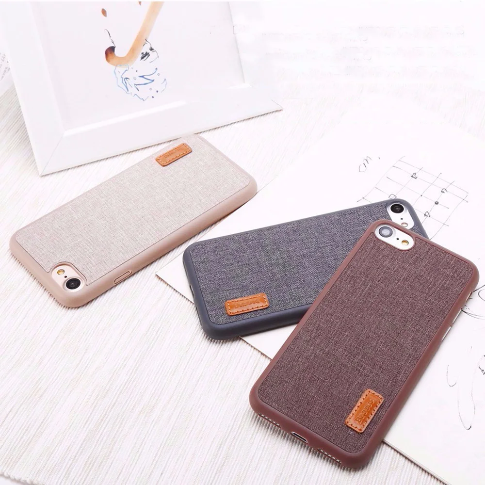 Baseus Grain Series 5.5 Inch Stylish Protective Mobile Phone Back Case Cover For IPhone 7 Plus | Мобильные телефоны и