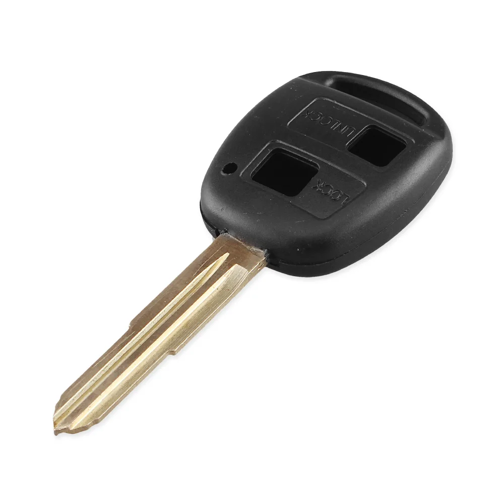 KEYYOU 2 кнопочный дистанционный Сменный Чехол для автомобильного ключа Toyota Yaris Uncut
