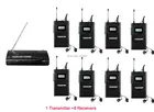 Takstar WPM-200 аудио Системы уха Беспроводной монитор Системы 1 передатчик 8 приемников наушники для Семья весело ТВ сценический монитор