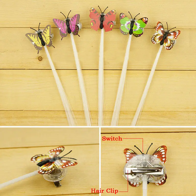 Новинка 2019 светящиеся косички для волос заколка светящаяся лента | Дом и сад