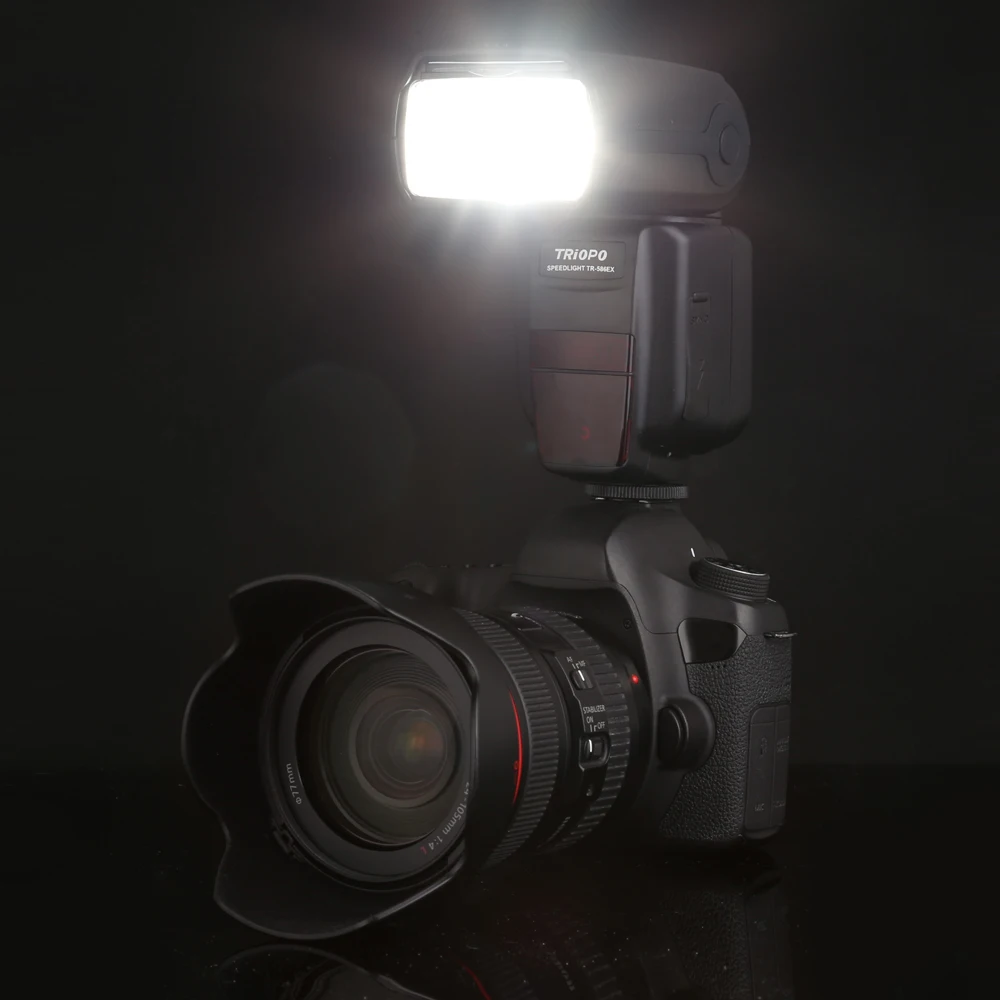 Лидер продаж! TRIOPO TR 586EX N Режим беспроводной вспышки ttl Вспышка Speedlite 1/8000 s для