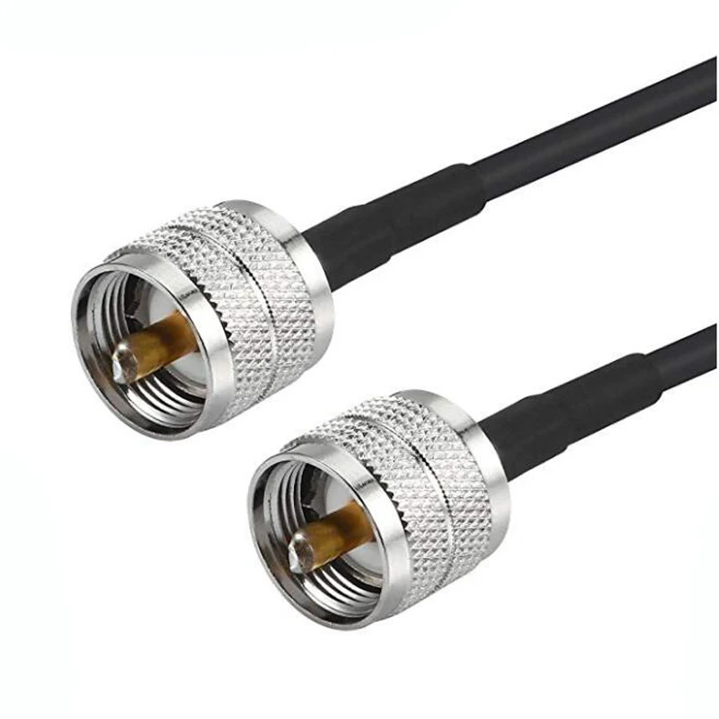 Коннектор JX 5 шт. PL259 UHF штекер обжимной коаксиальный соединитель Адаптер RF для