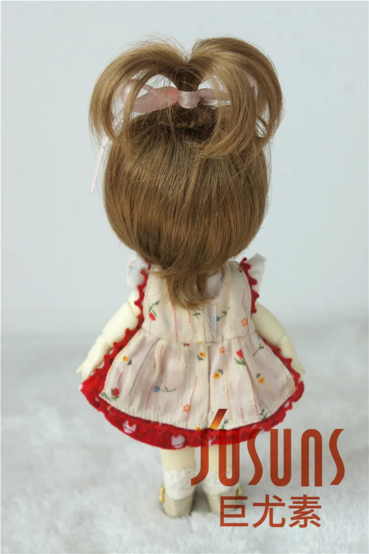 JD002 1/12 1/8 милый фонтан синтетический мохеровый BJD wigsuit для размера 3 4 дюйма 5 дюймов