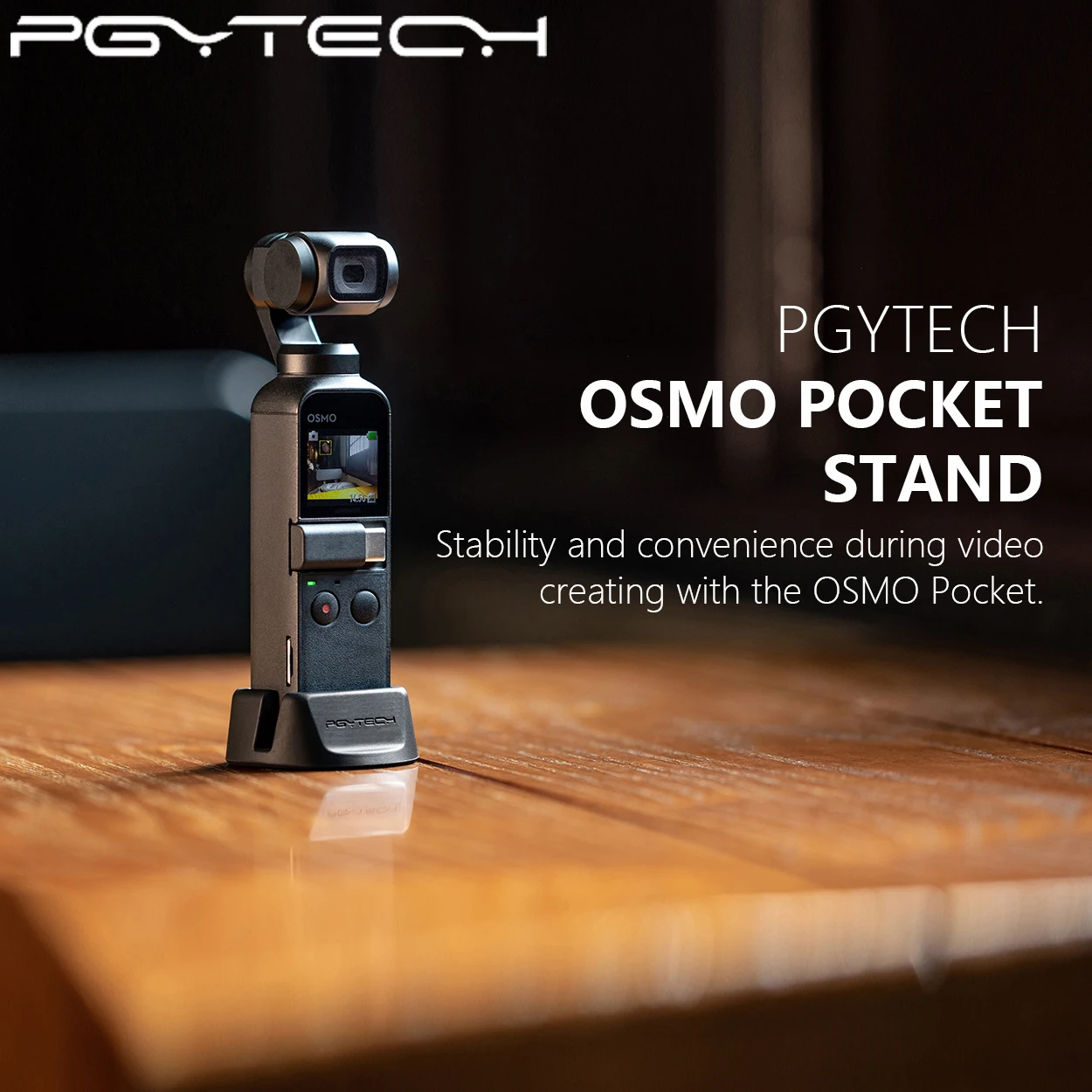 Настольная подставка PGYTECH OSMO Pocket 2 стабилизатор с фиксированным креплением для DJI