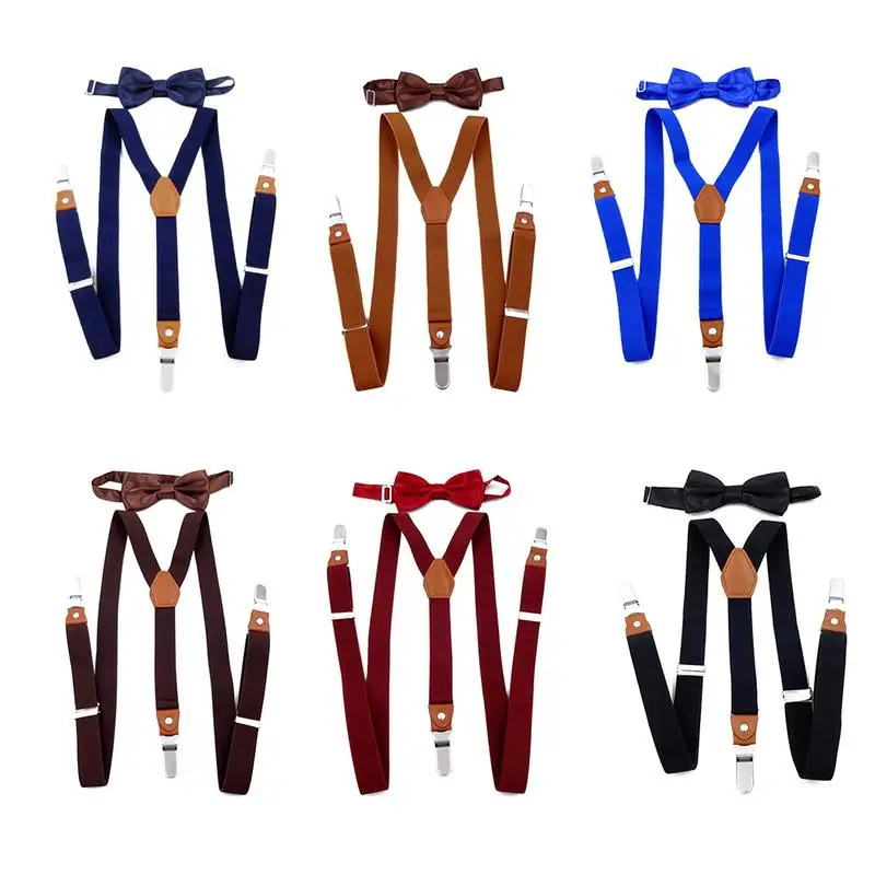 Бабочкой подтяжки на зажимах для Для мужчин 2 5 см Нержавеющая сталь клип