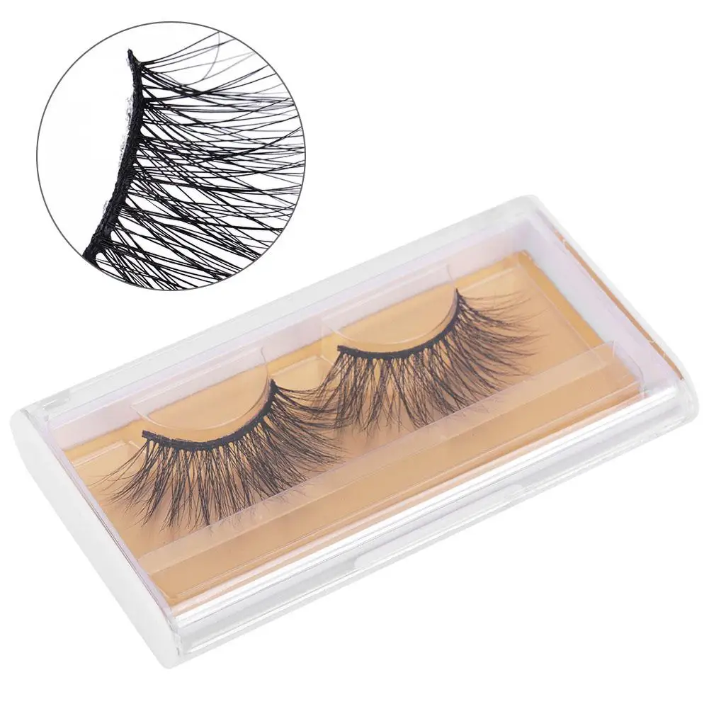 Натуральные накладные ресницы расширение 25 мм прививка длинные трехмерные