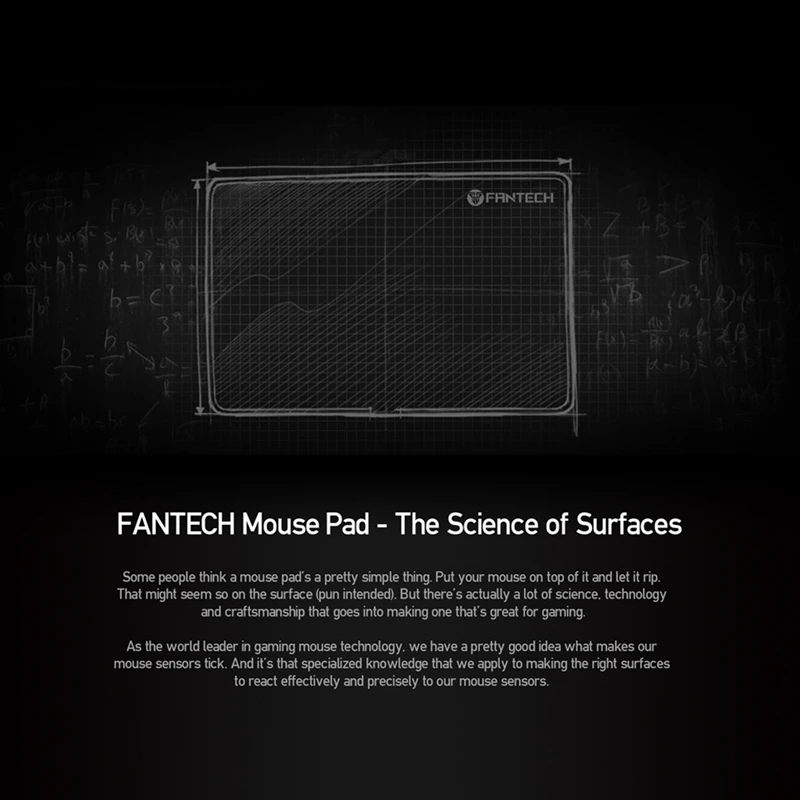 Fantech MP35 для игровой коврик мыши Коврик геймера противоскользящая ткань