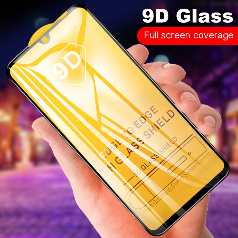 9D Защитная пленка для экрана стеклянная с полным покрытием Xiaomi Redmi 7 Note 6 5 Pro 5A