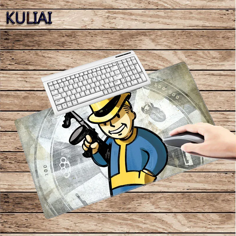 XGZ Games Fallout большой коврик для мышки с аниме резиновый нескользящий геймерский ПК