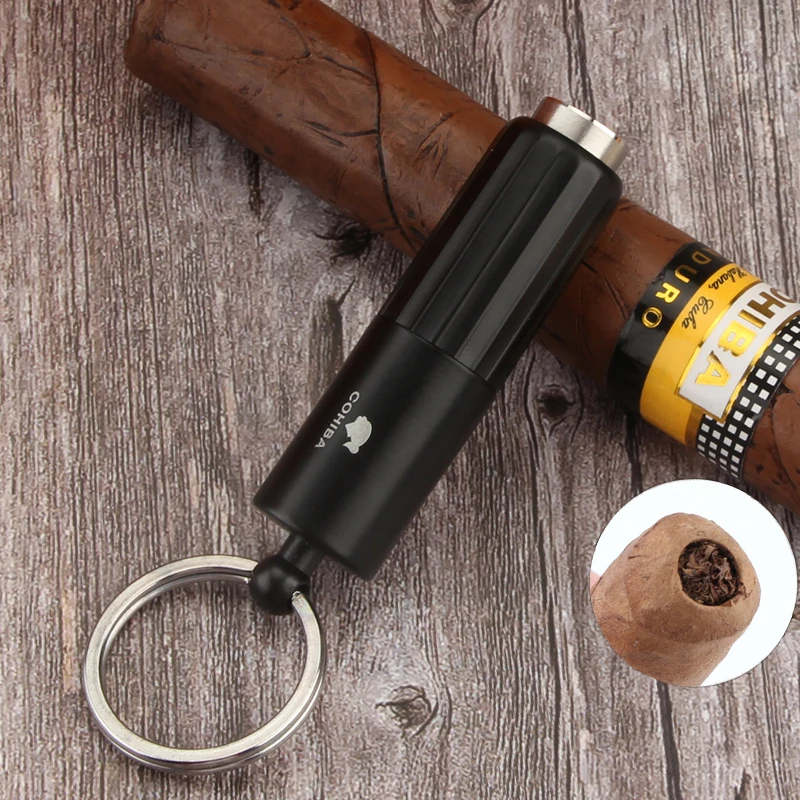 COHIBA металлический перфоратор для сигар портативная машинка резки табака из